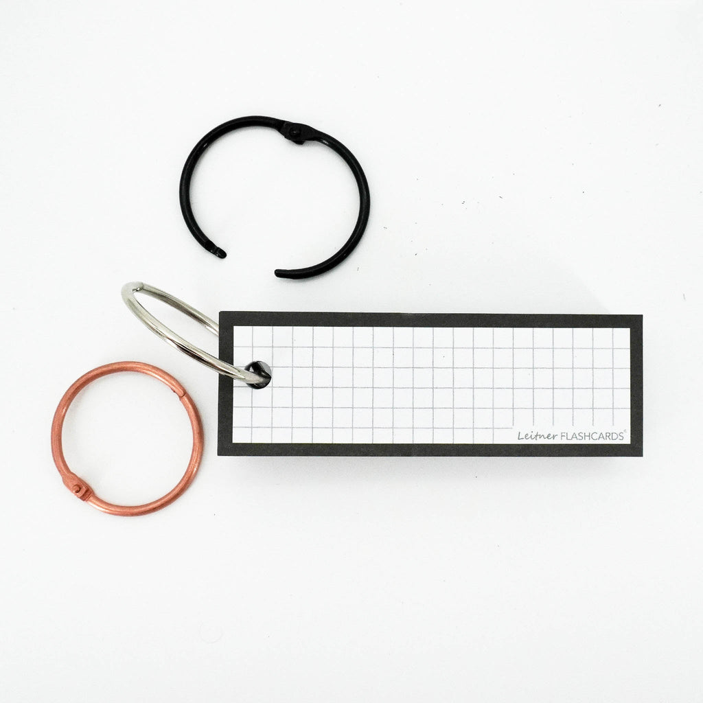 Leitner Vocabulary Cards Classic Squared black 6