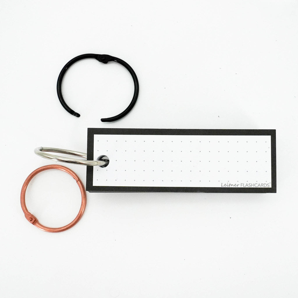 Leitner Vocabulary Cards Classic Dotted black 6
