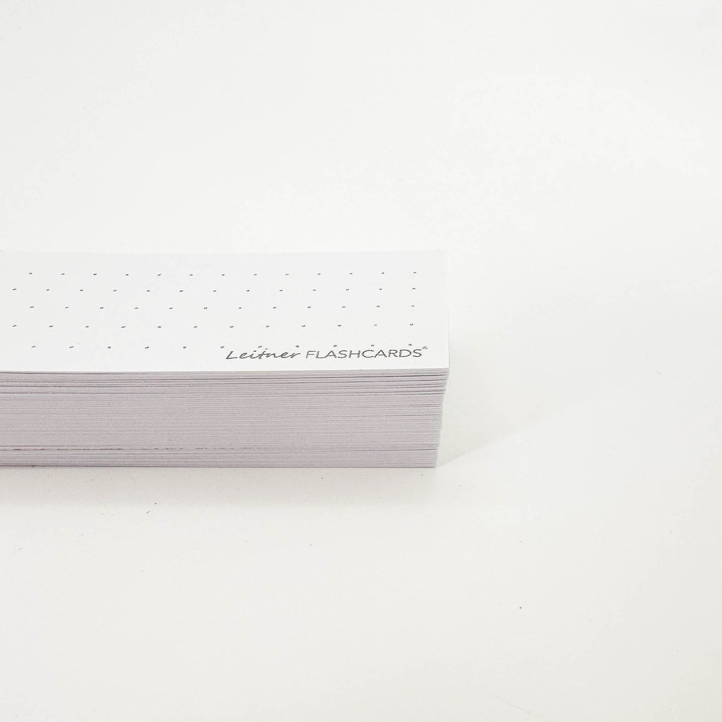 Leitner Vocabulary Cards Classic Dotted white 3