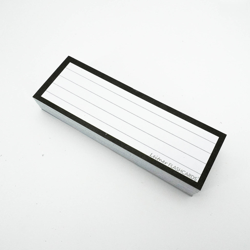 Leitner Vocabulary Cards Classic Lined black 2
