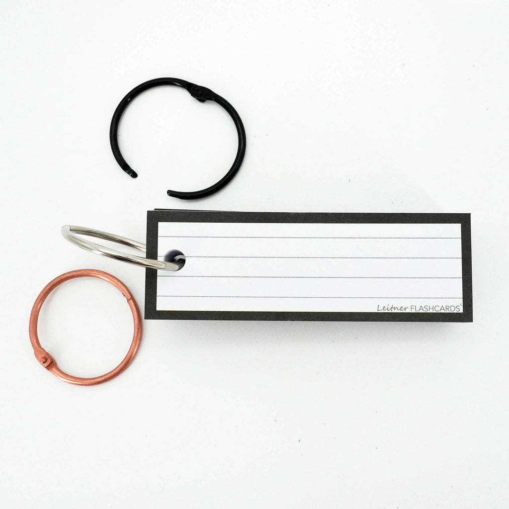 Leitner Vocabulary Cards Classic Lined black 6