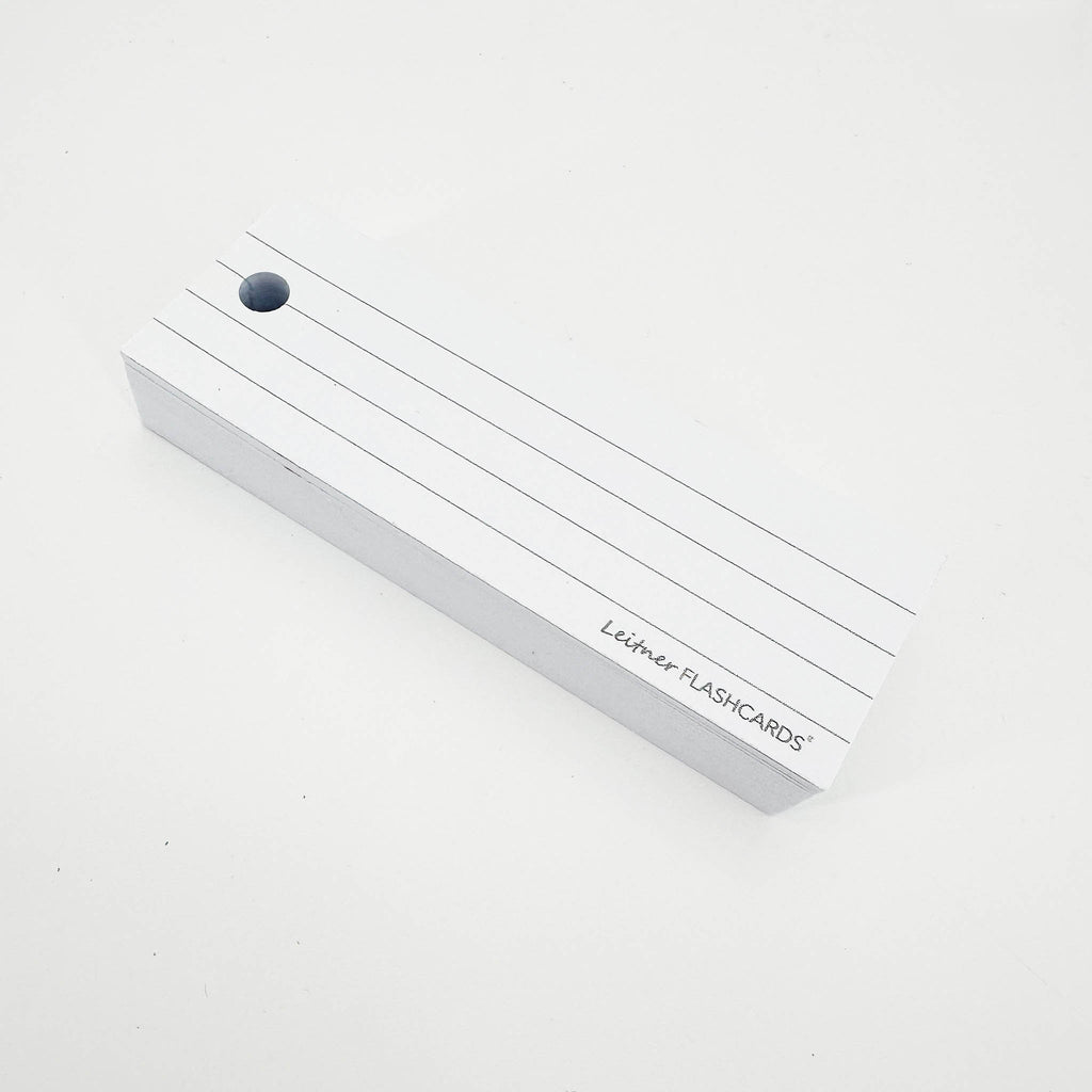 Leitner Vocabulary Cards Classic Lined white 4