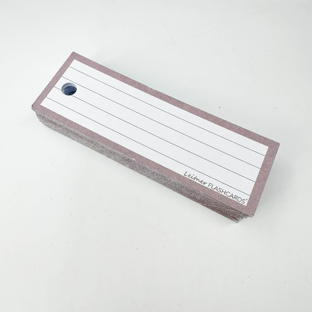 Leitner Vocabulary Cards Earth Lined greige 4