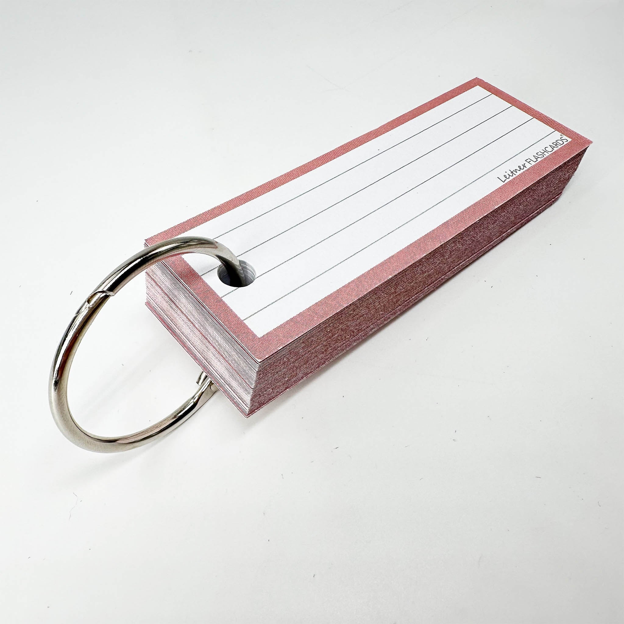 Leitner Vocabulary Cards Earth Lined pink