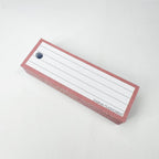 Leitner Vocabulary Cards Earth Lined pink 2