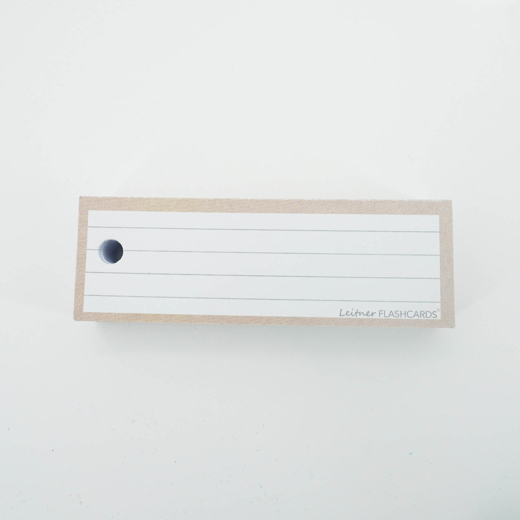 Leitner Vocabulary Cards Earth Lined sand 3