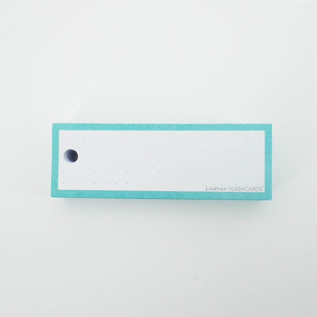 Leitner Vocabulary Cards Pastel Dotted green 7