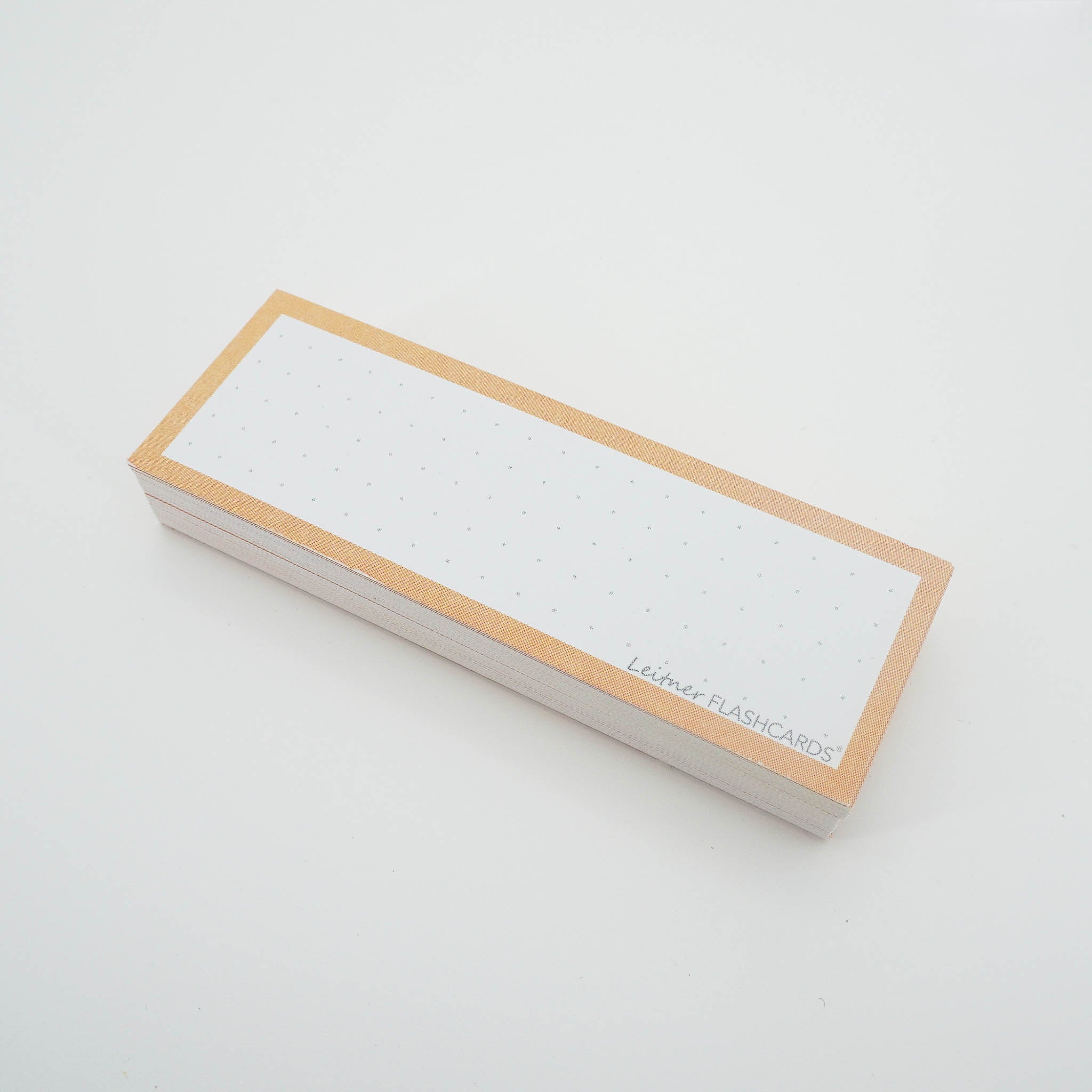 Leitner Vocabulary Cards Pastel Dotted orange 2