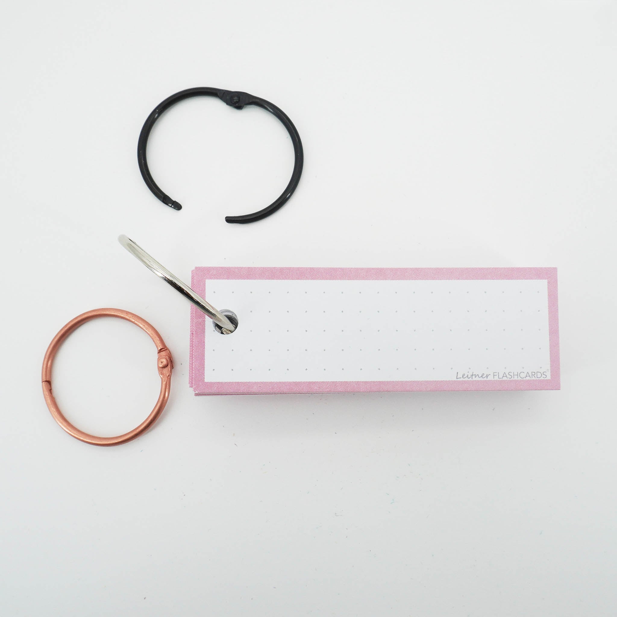 Leitner Vocabulary Cards Pastel Dotted pink 2