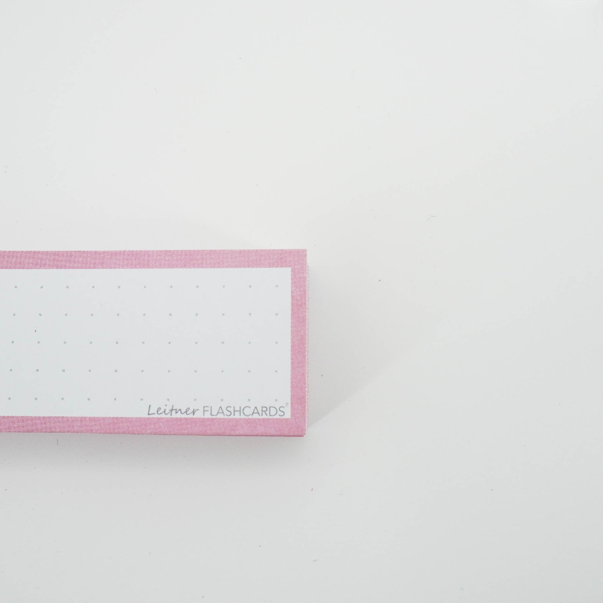 Leitner Vocabulary Cards Pastel Dotted pink 4