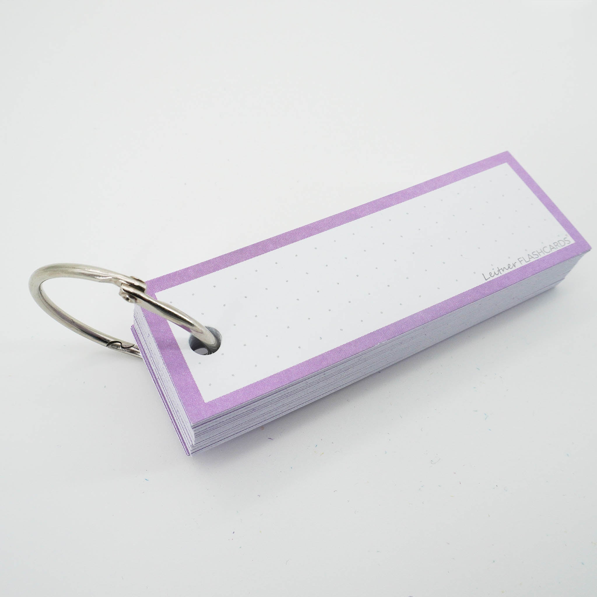 Leitner Vocabulary Cards Pastel Dotted purple 9