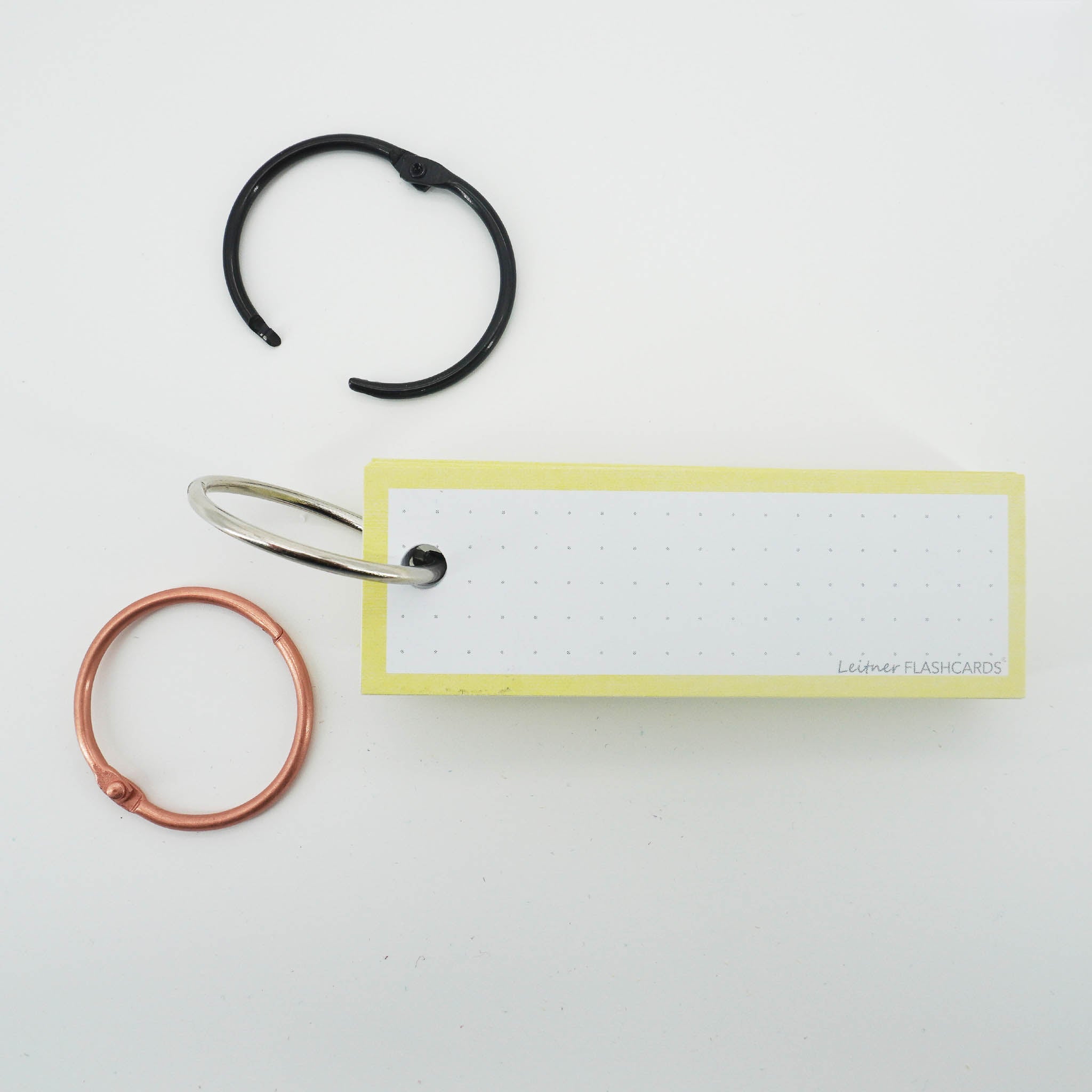 Leitner Vocabulary Cards Pastel Dotted yellow 2
