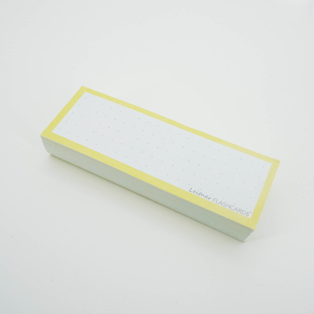Leitner Vocabulary Cards Pastel Dotted yellow 3