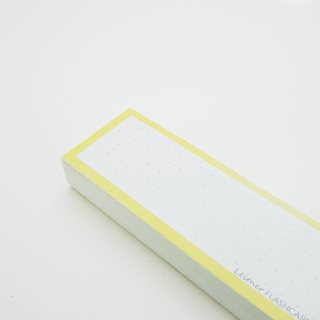 Leitner Vocabulary Cards Pastel Dotted yellow 4