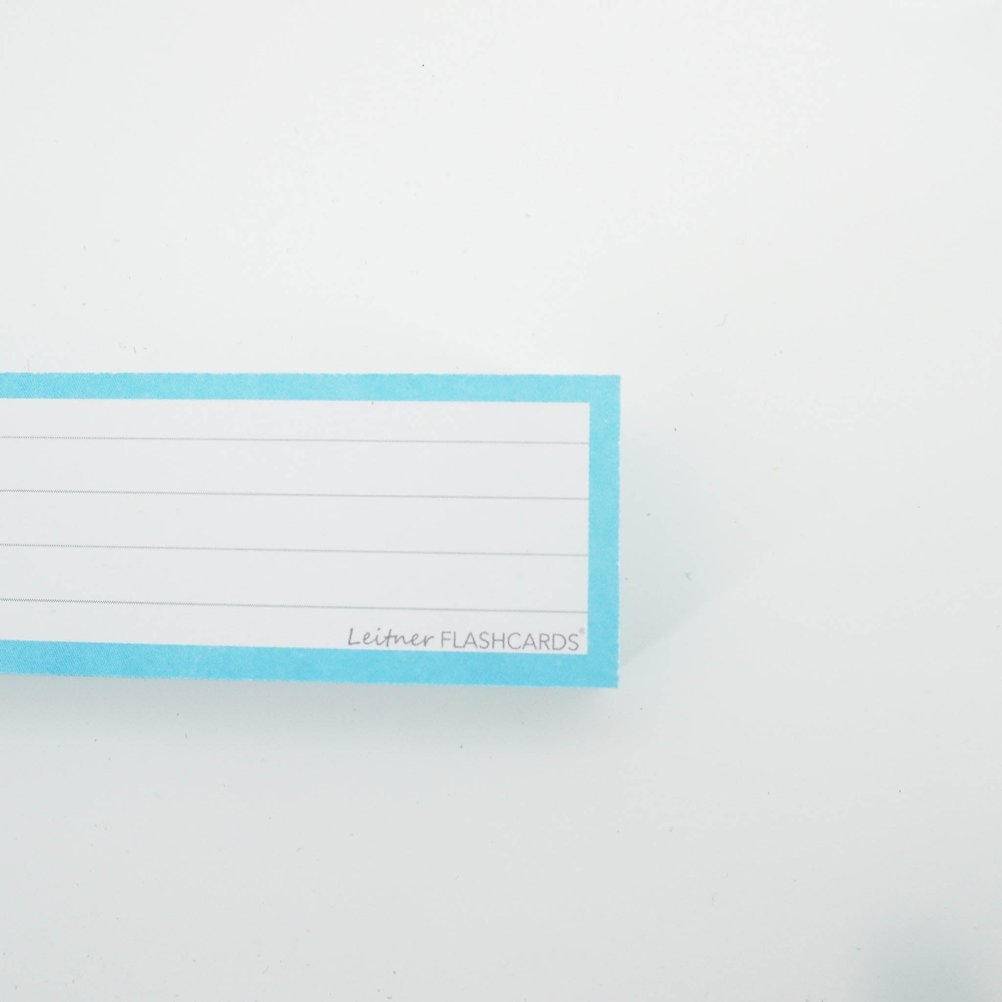 Leitner Vocabulary Cards Pastel Lined blue 8
