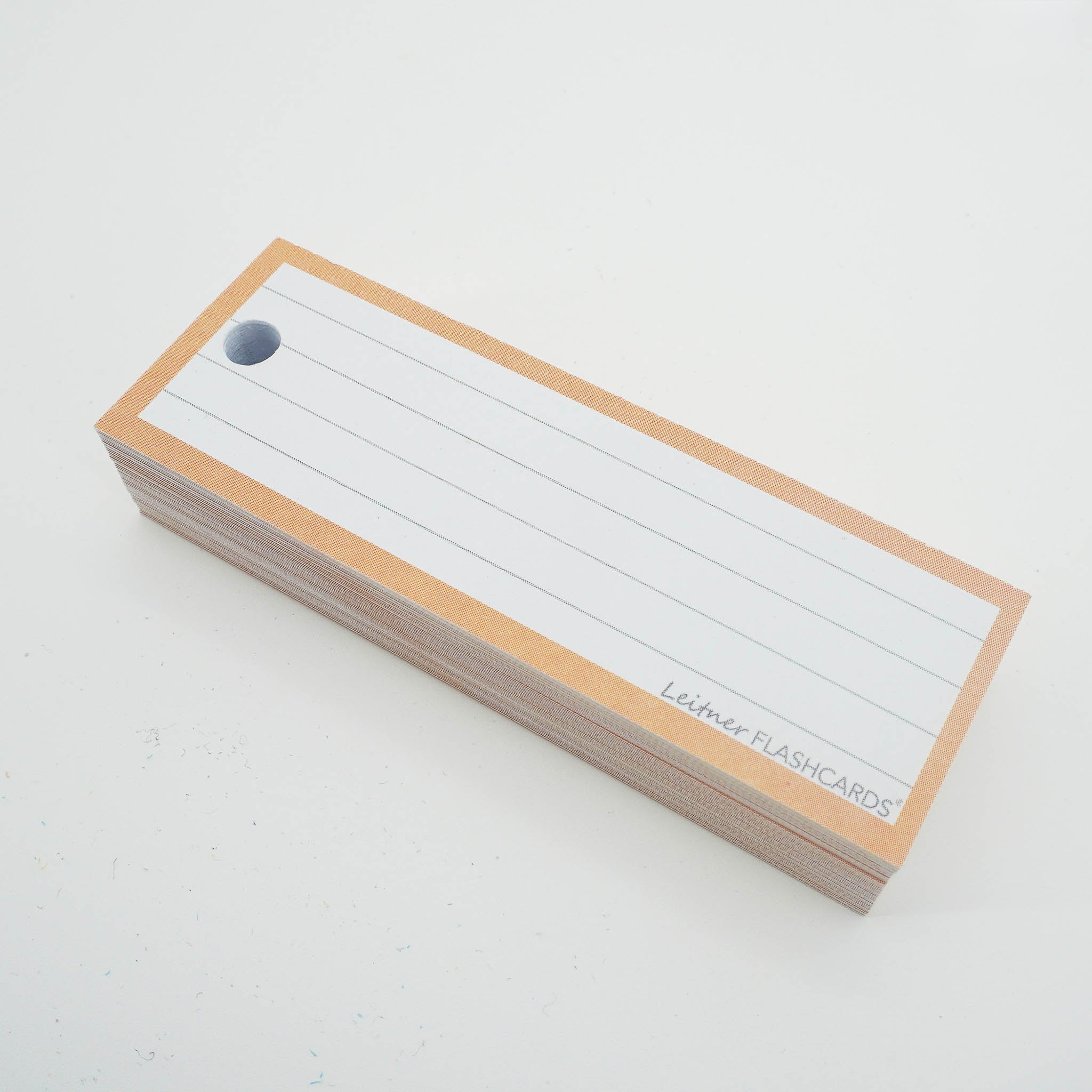 Leitner Vocabulary Cards Pastel Lined orange 5