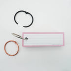 Leitner Vocabulary Cards Pastel Lined pink 3