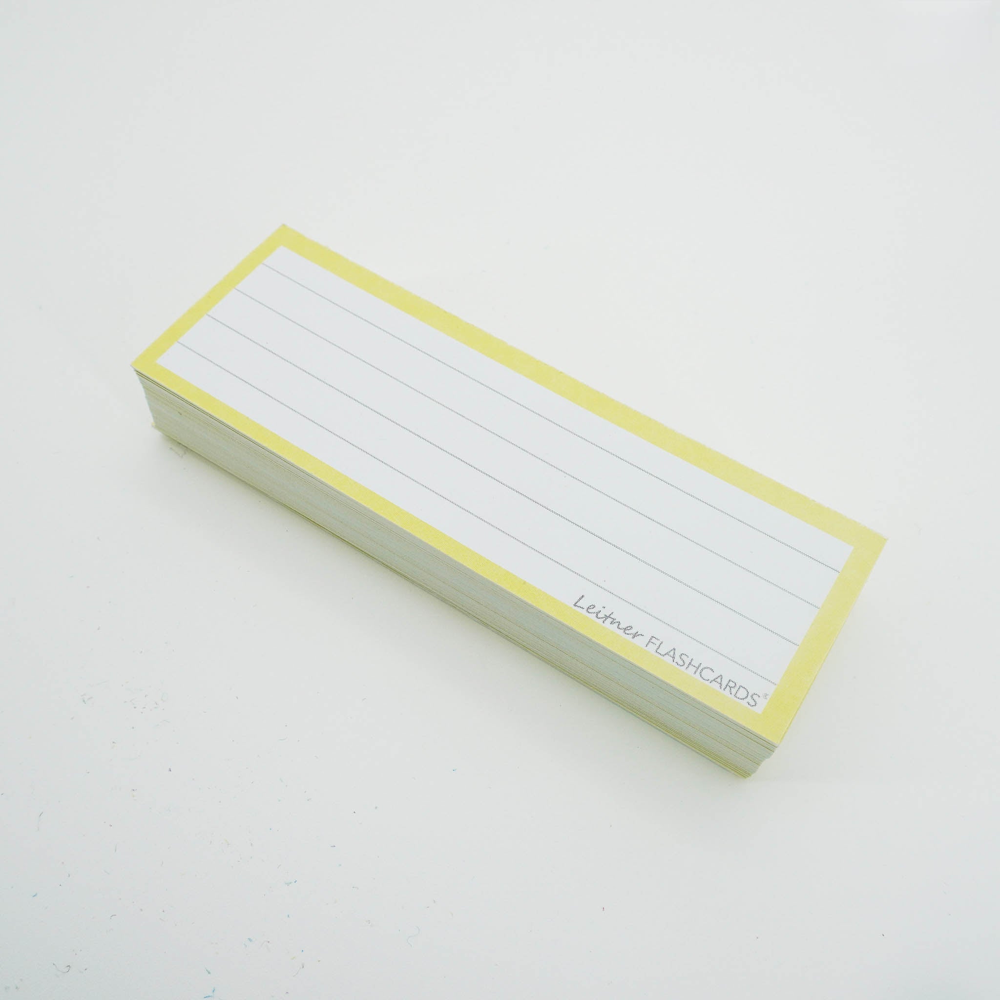 Leitner Vocabulary Cards Pastel Lined yellow 3