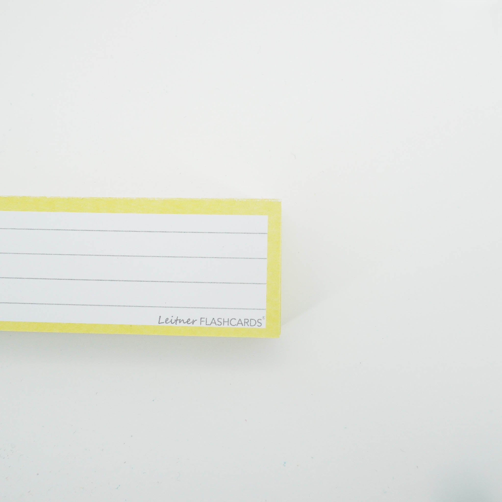 Leitner Vocabulary Cards Pastel Lined yellow 4