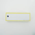 Leitner Vocabulary Cards Pastel Lined yellow 6
