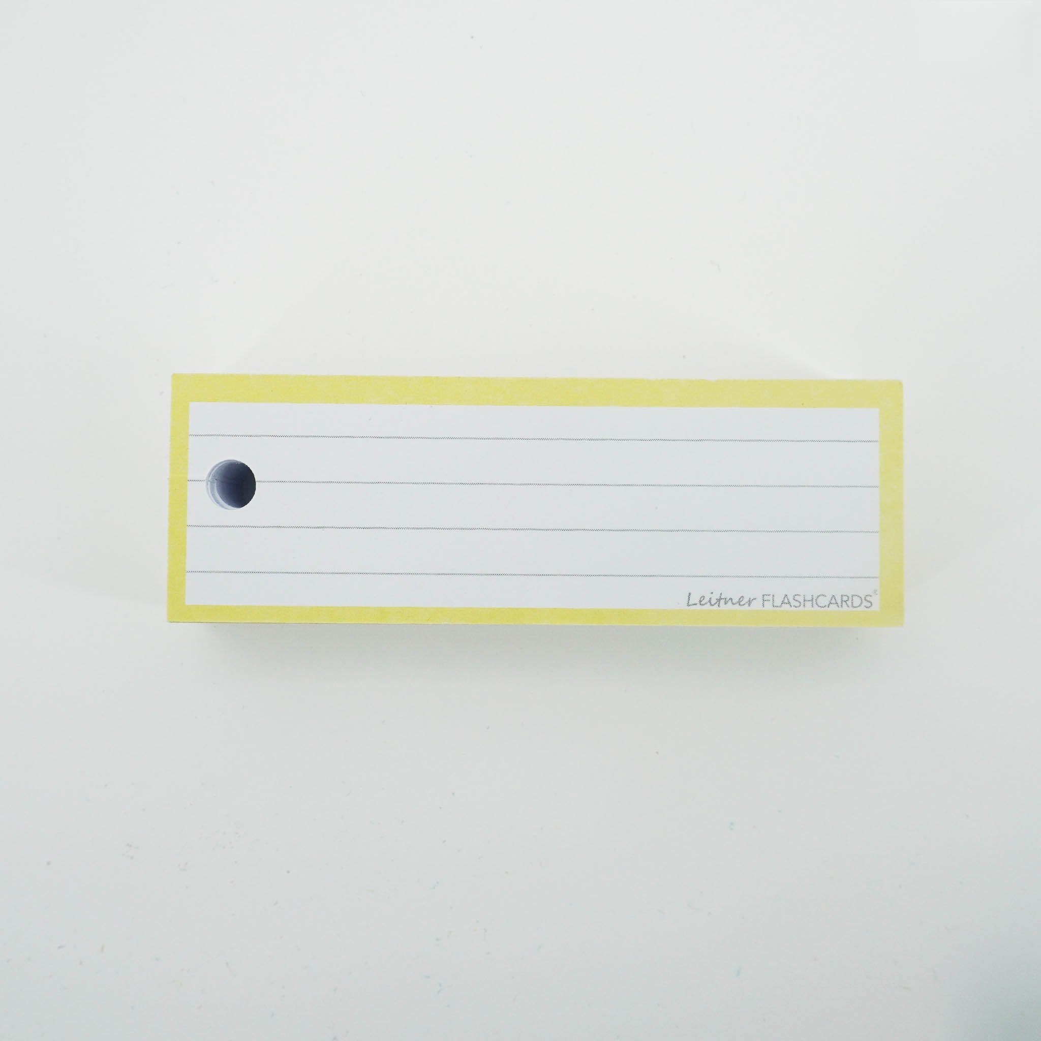 Leitner Vocabulary Cards Pastel Lined yellow 6