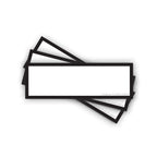 Leitner Vocabulary Cards Classic Blank - black border