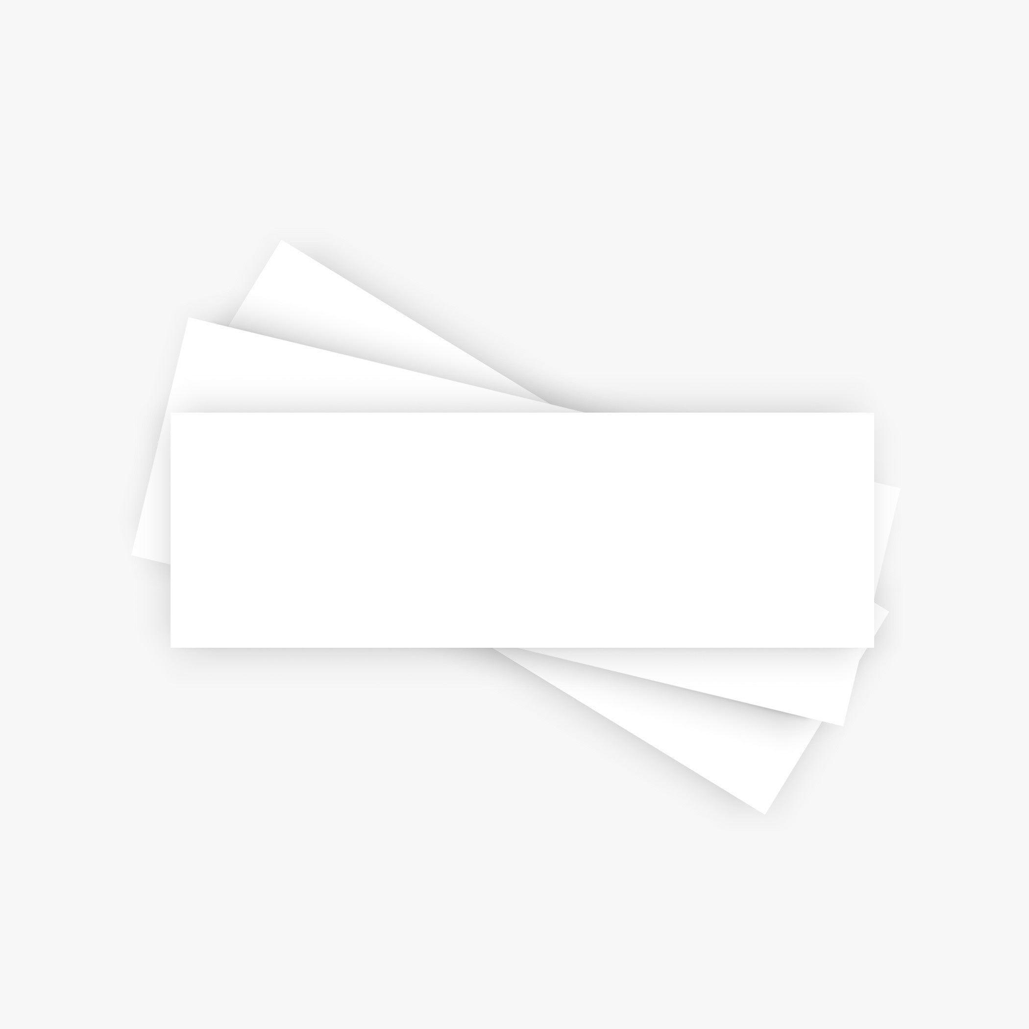 Leitner Vocabulary Cards Classic Blank - white