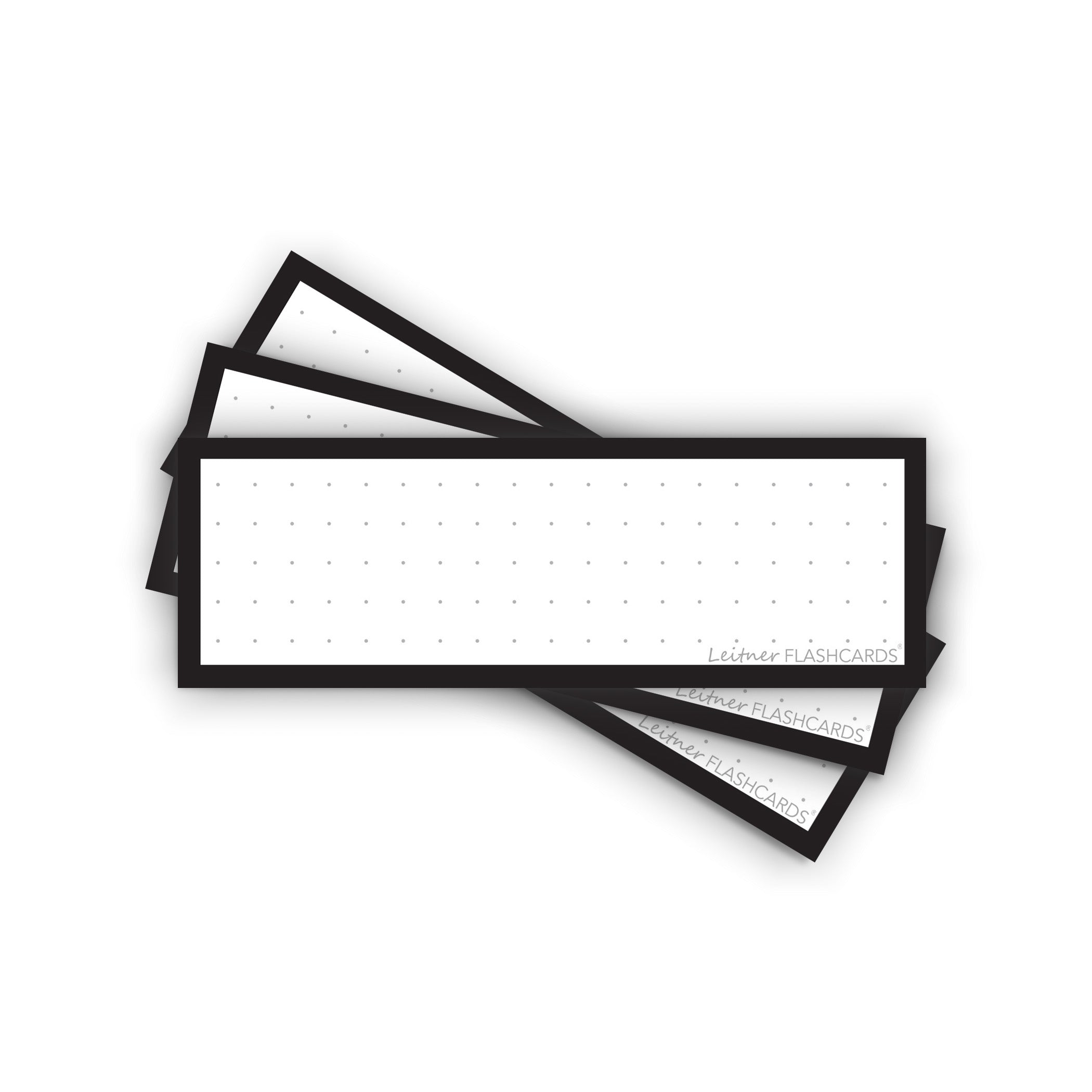 Leitner Vocabulary Cards Classic Dotted black