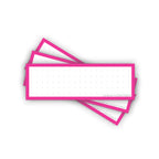 Leitner Vocabulary Cards Classic Dotted pink