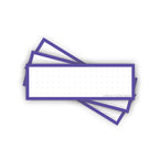 Leitner Vocabulary Cards Classic Dotted purple