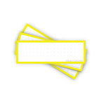 Leitner Vocabulary Cards Classic Dotted yellow