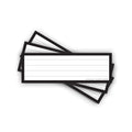 Leitner Vocabulary Cards Classic Lined black