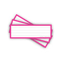 Leitner Vocabulary Cards Classic Lined pink