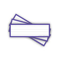 Leitner Vocabulary Cards Classic Lined purple