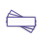 Leitner Vocabulary Cards Classic Lined purple