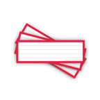 Leitner Vocabulary Cards Classic Lined red