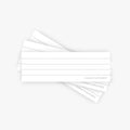 Leitner Vocabulary Cards Classic Lined white