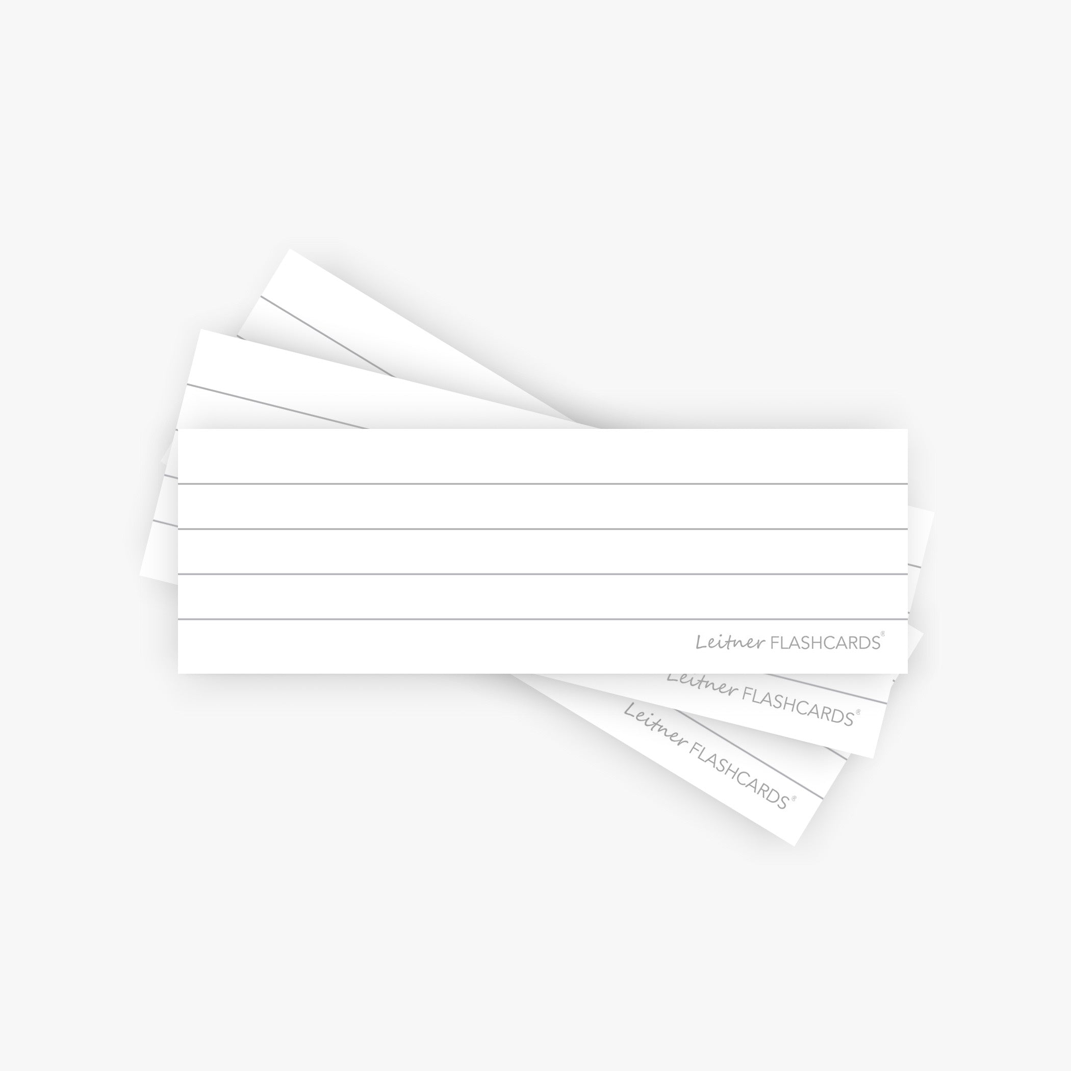 Leitner Vocabulary Cards Classic Lined white