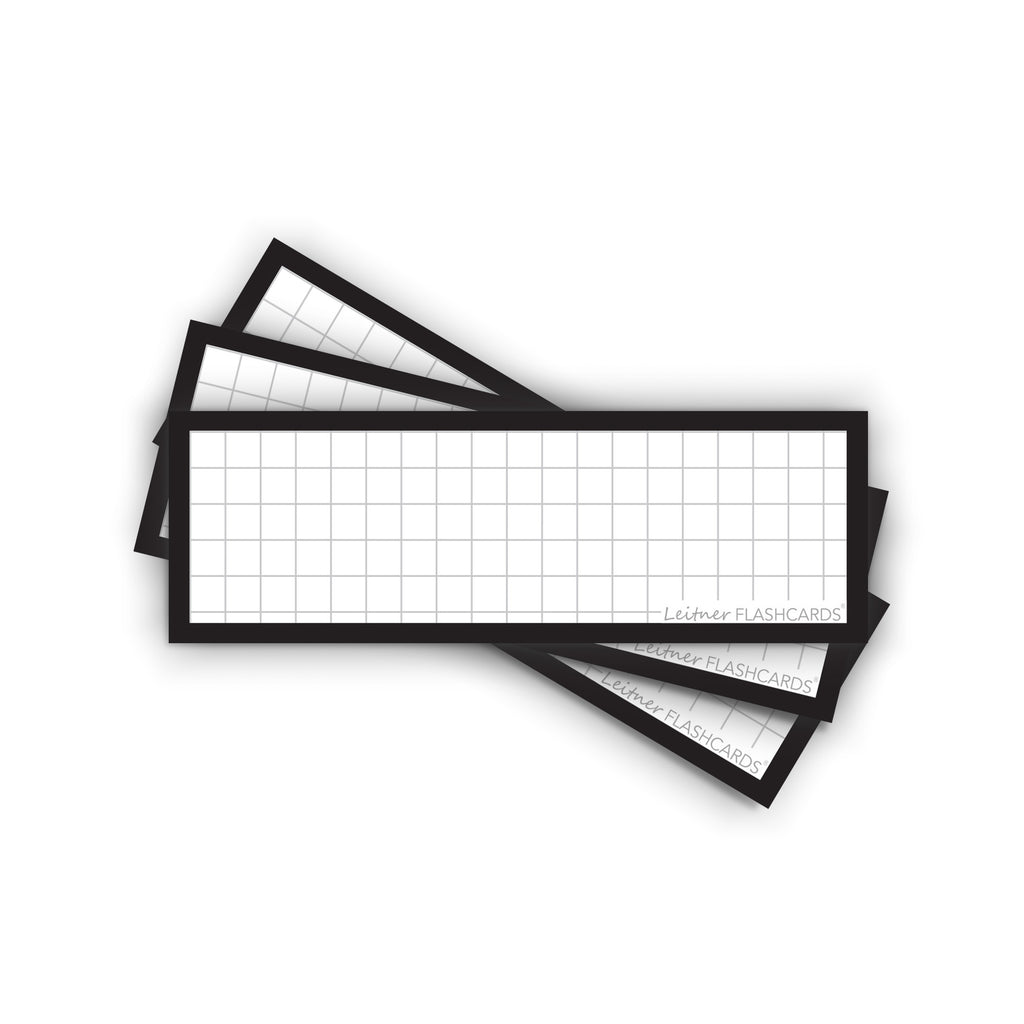 Leitner Vocabulary Cards Classic Squared black