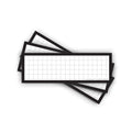Leitner Vocabulary Cards Classic Squared black