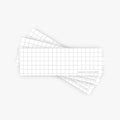 Leitner Vocabulary Cards Classic Squared white