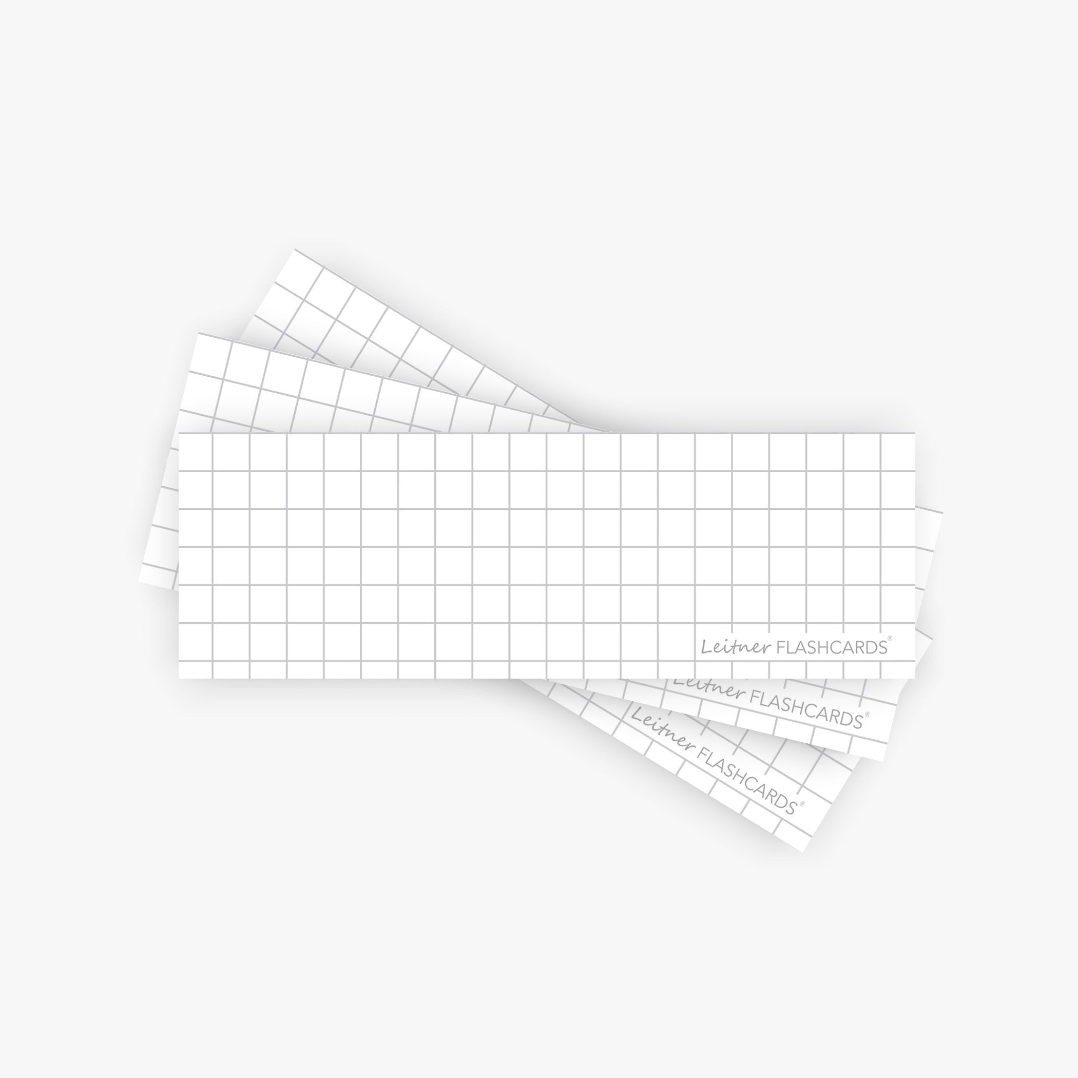 Leitner Vocabulary Cards Classic Squared white