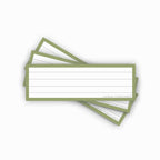 Leitner Vocabulary Cards Earth Lined green