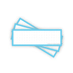 Leitner Vocabulary Cards Pastel Dotted blue