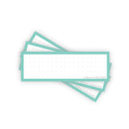 Leitner Vocabulary Cards Pastel Dotted green