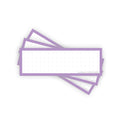 Leitner Vocabulary Cards Pastel Dotted purple
