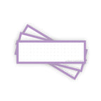 Leitner Vocabulary Cards Pastel Dotted purple