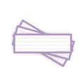 Leitner Vocabulary Cards Pastel Lined purple