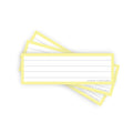 Leitner Vocabulary Cards Pastel Lined yellow