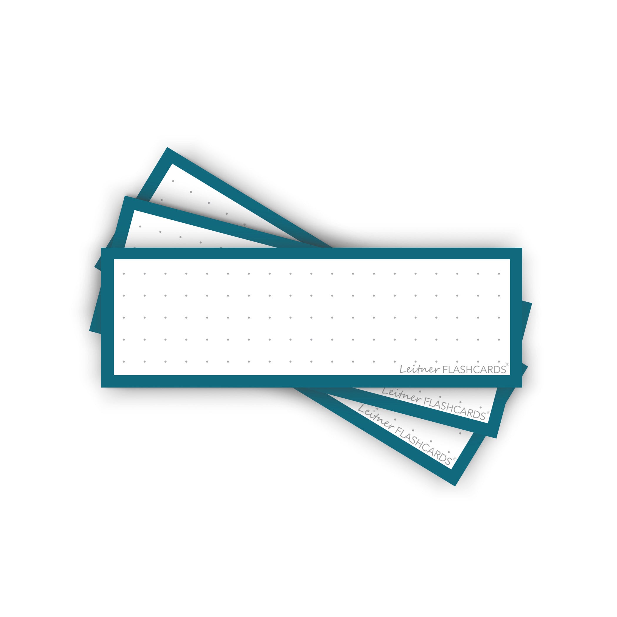 Leitner Vocabulary Cards Retro Dotted blue